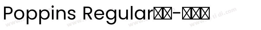 Poppins Regular字体字体转换